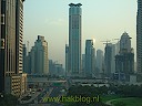 View richting de haven van Dubai